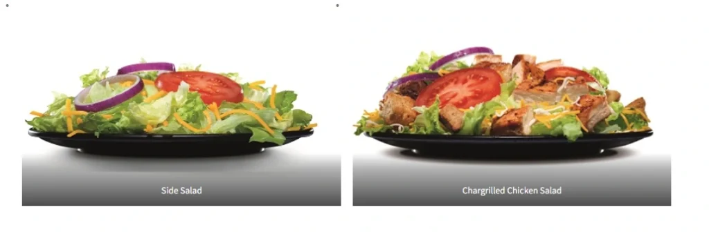 Chargrilled Chicken Salad
Side Salad

