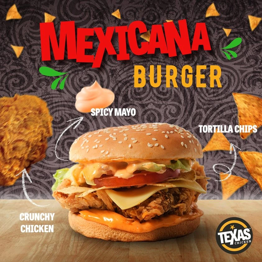 Mexicana Burger Combo
Mexicana Wrap Combo

