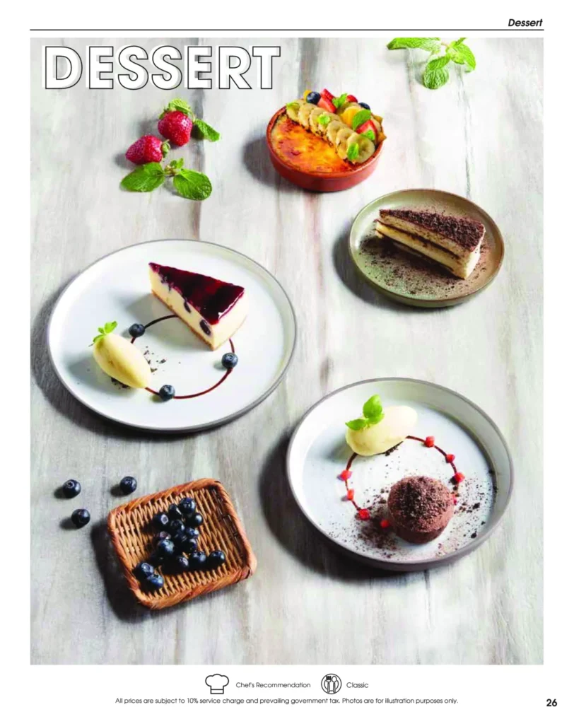 An enticing assortment of delectable desserts from Collins, a treat for the senses.

