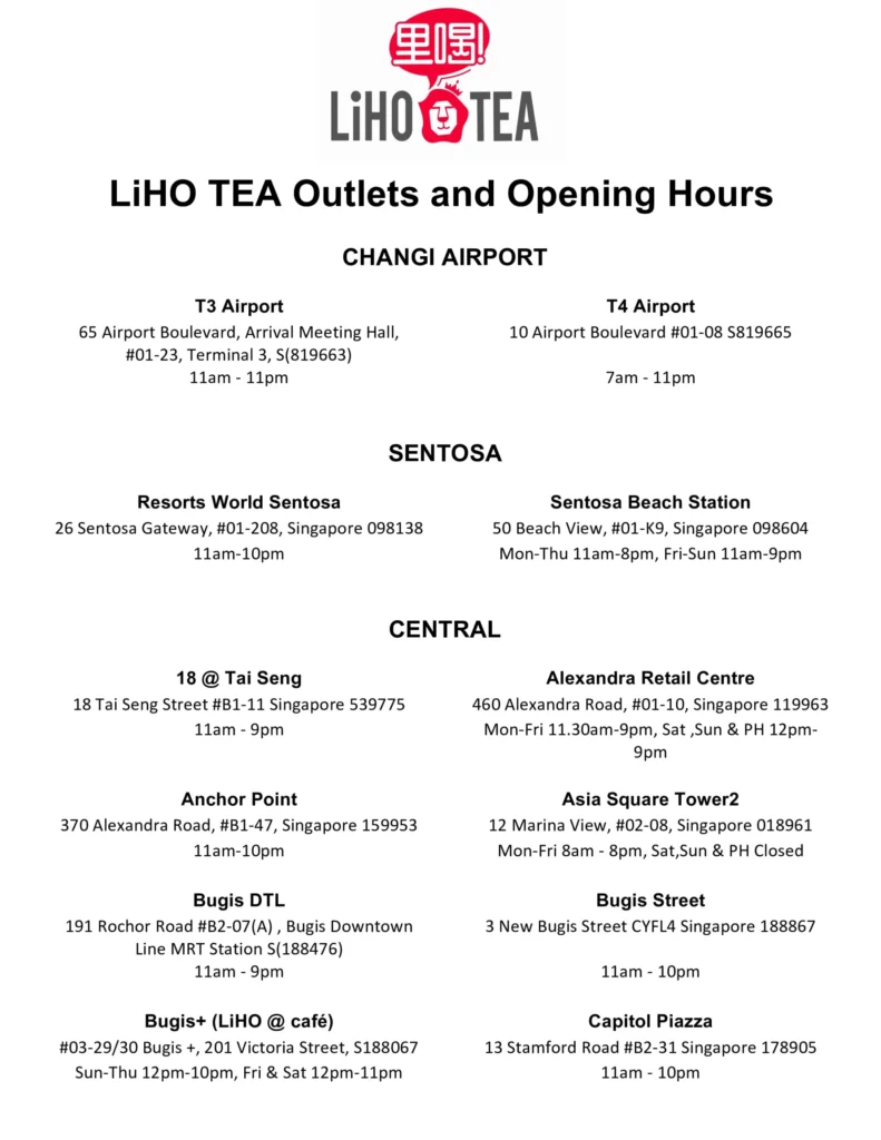 LiHo Central Outlets