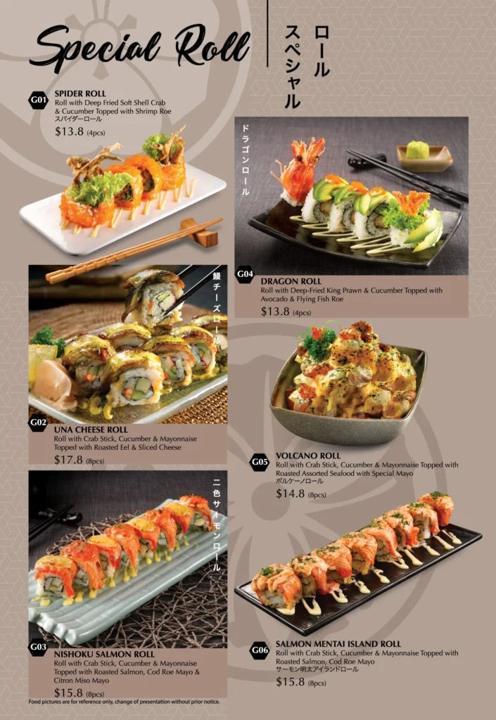 Special Roll Sushi Edo