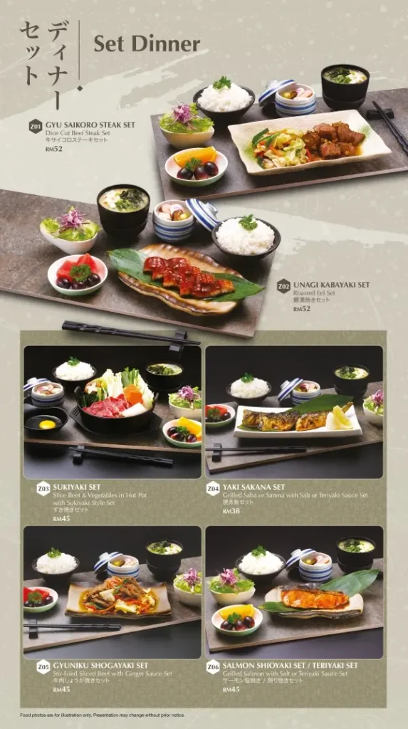 Edo-Ichi-Japanese-Cuisine-Set-Dinner-Menu With Prices