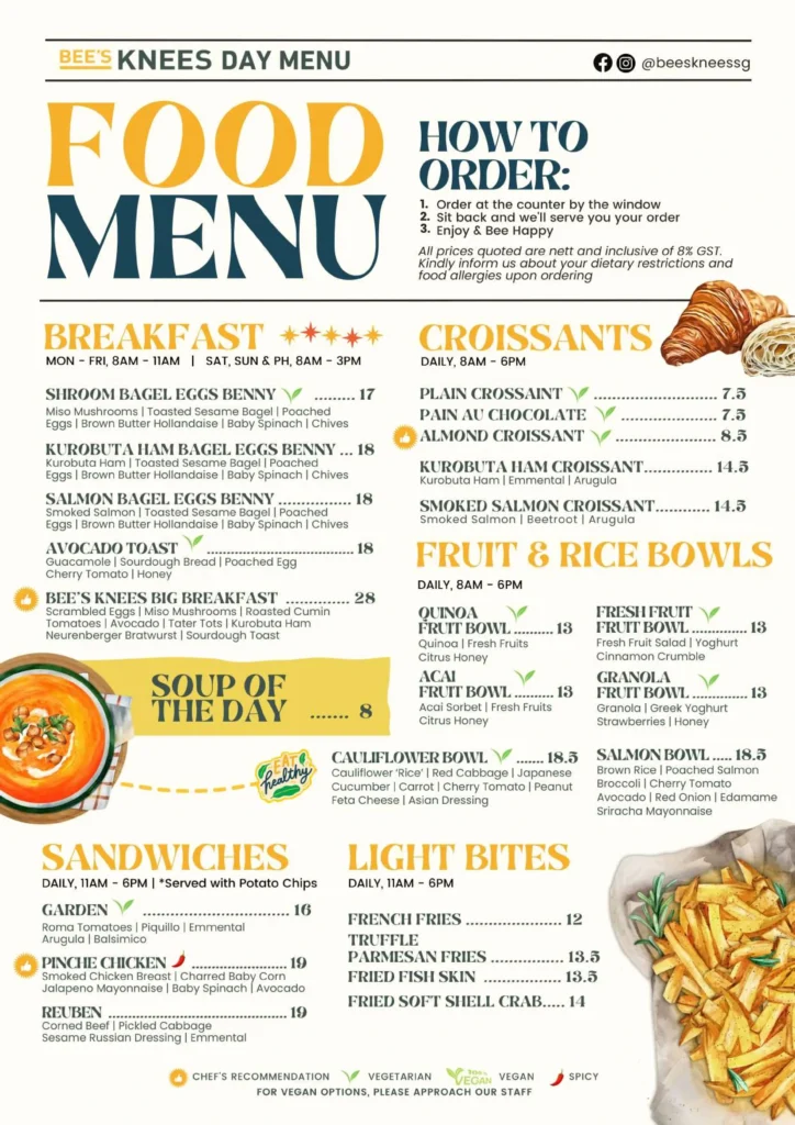 Food Menu With Prices