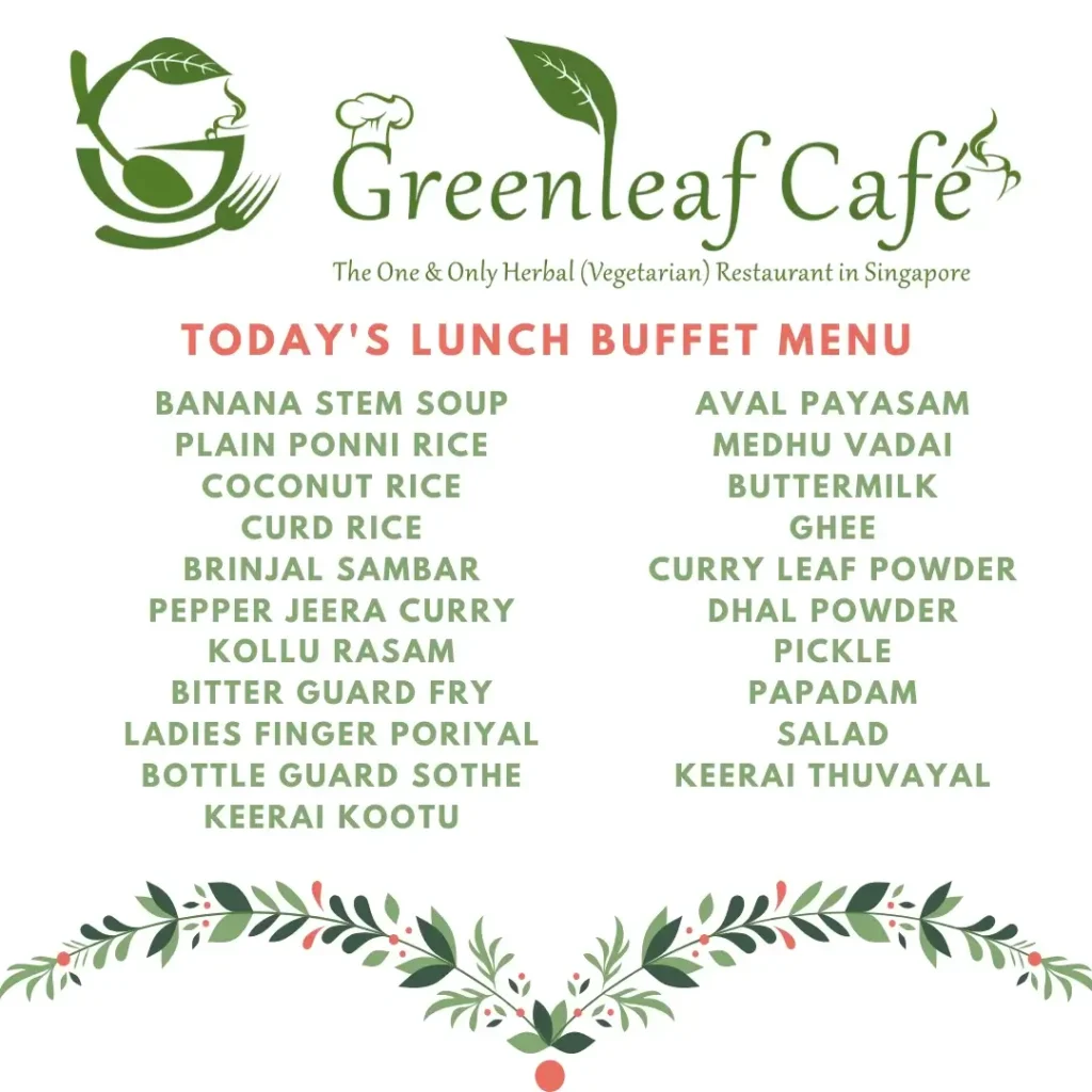 Greenleaf Cafe Singapore Lunch Buffet